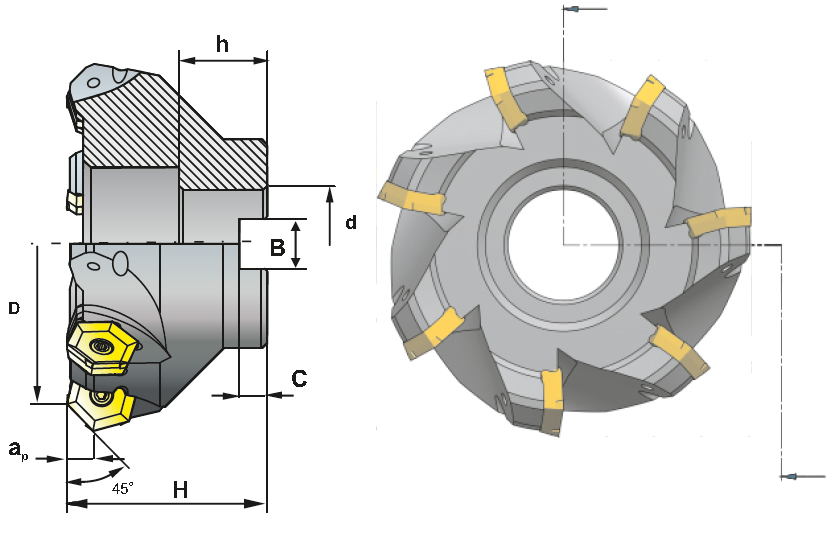 R649.21-063 nástrčná fréza